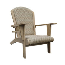 Signature Design by Ashley 1-Piece Wicker Adirondack Chair, Beige