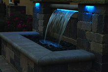 Atlantic Water Gardens Lighted Waterfall Spillway, 6-Inch Color Changing Colorfalls, CC06