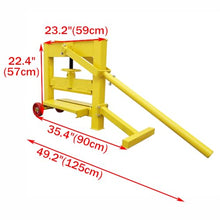 HayWHNKN Pavers Splitter Brick Block Cutter with Wheels Paving Tool Max 11.8inch Cutting Width for Kerbstone Footpath/Air/Fired Bricks