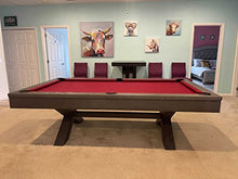 Empire USA Manhattan Slate Pool Table W/ Premium Billiard Accessories Charcoal