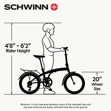 Schwinn Loop Adult Folding Bike White