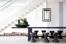 Hinkley Max Extra Large Outdoor Hanging Lantern - Estate Series, 1-Light Transitional, Clear Glass, Aluminum - Black