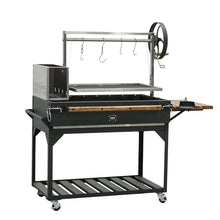 Backyard Discovery Argentine Santa Maria Wood Fire & Charcoal BBQ Grill Black