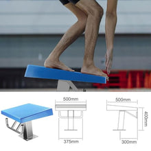 AMHUKIP 1pc Heavy Duty Diving Platform - Non-Slip 15° Inclined Professional Diving Board for Indoor/Outdoor Use(Blue)