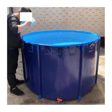 Folding Fish Pond Indoor, Collapsible Pool Fish Pond PVC Leak-Proof(5x1.2m/16.4x3.94 ft)