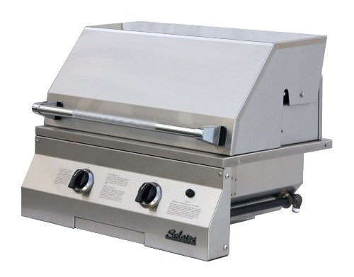 Solaire 27-Inch Basic InfraVection Propane Built-In Grill, Stainless Steel