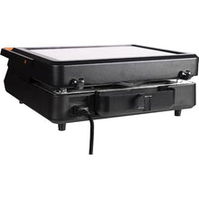 YUIPMHFD Family Yard Outdoor Electric Tabletop Griddle with Hood Camping Grill BBQ