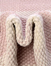Unique Loom Eco Plaid Indoor Outdoor Washable Area Rug Balmoral 9' x 12' Pink/Ivory