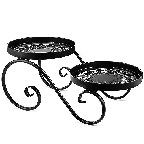 RWGOVLU Plant Stand Indoor Metal Plant Stands Indoor Balcony Flower Stand Garden Plant Holders Display Iron Flower Rack