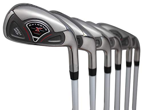 Extreme X7 Big & Tall Men's Iron Set +1" Over 5-PW Regular Flex Graphite Shafts Black