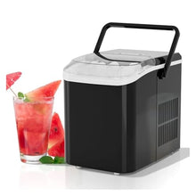Ice Maker, Portable Ice Maker Machine Self-Cleaning Daily Output Ice Maker with Ice Scoop Basket and Handle Kitchen Camping,for Home/Kitchen/Camping/RV