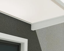 Palram - Canopia Sophia 2150 7' x 3' Door/Window Awning, White/Mist
