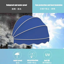 GJZDPMY Waterproof UV Protection Folding Umbrella Easy to Install for Patio & Garden Customizable Sunshade (Diameter: 85 cm) - Perfect Outdoor Shade Solution