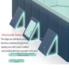 AErosx Large Non-Inflatable Swimming Pool for Kids, Adult Collapsible Pools Hard PVC Shell, Oversized Thickened, Portable Folding Kids Pools for Indoor and Outdoor(1.85x1.4x0.5m/6x4.6x1.6ft)