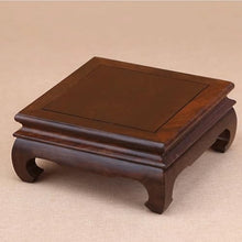 QUANGJN Pcs Plants Saucers Solid Wood Base Vase Bonsai Buddha Base Crafts Ornaments Wooden Bracket Plant Pot Saucers,
