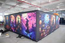 Bookishbunny Large Inflatable Maze Labyrinth Haunted House Halloween Multi