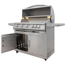 Blaze Premium LTE+ 40-Inch 5-Burner Natural Gas Grill W/Rear Infrared Burner & Lift-Assist Hood - BLZ-5LTE3-NG