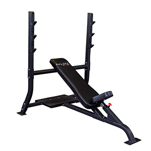 Body-Solid Pro Clubline SOIB250 Olympic Incline Bench Black
