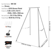 VEVOR Aerial Yoga Frame Chrome