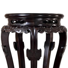 SLMslmsh-5188 Bonsai Display Stands Chinese Style Relief Carving Display Stand, Black Acid Branched Wood Bonsai Base Bonsai Base Stand
