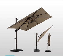 CWENZXDIA Patio Umbrella Rectangle Patio Umbrella with Base Offset Hanging Outdoor Market Garden Outdoor(D)