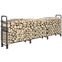 DJVHSRI Simple Iron Black Firewood Rack Home Wood Firewood Storage Shelf Decorative Detachable,