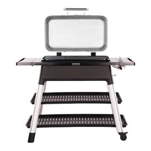Everdure Furnace 3-Burner Gas Grill, Liquid Propane Portable BBQ Grill with Die-Cast Aluminum Body and Fast-Ignition Technology, 466 Square Inches of Grilling Surface, Adjustable Height, Matte Black