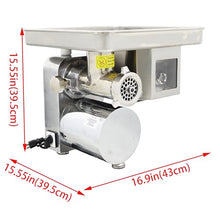 LGXEnzhuo Desktop Meat Grinder Cutting Machine Gray