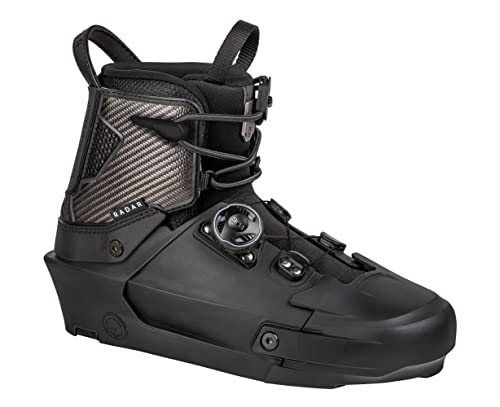 Radar Vapor Waterski Boot - Carbitex/Boa - Rear Alum. Plate - Right - 6-7 Black