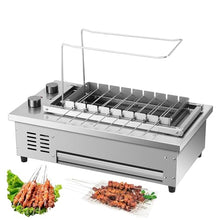 Large Smokeless BBQ Grill - Automatic Rotating Kebab Roaster, Electric Skewers for Tabletop Cooking, for Family Gatherings & Camping (S)
