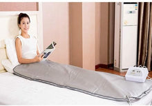 TZLGMDER Body Shaping and Weight Loss Sauna Weight Loss Blanket Digital Heating Sauna Blanket Weight Loss and Slimming Home Beauty(Silver)