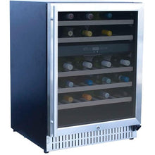Summerset Grills SSRFR-24WD 24'' Outdoor Rated Dual Zone Wine Cooler