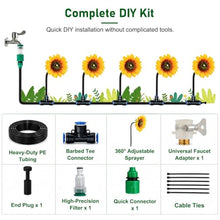Sunflower Shape Misting Sprinkler Head with Hose, Drip Irrigation System