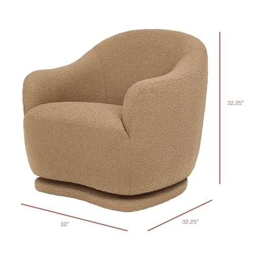Babyletto Foy Glider Sand Boucle Greenguard Gold CertiPUR-US Certified