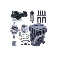LHBMGDYL 42mm Cylinder Piston Crankshaft Bearing Gasket Kit Fit for 450 450E 445E 445 Chainsaw Decompression Port Replacement Part Accessories