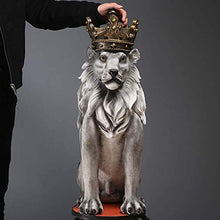 AKSHVA Outdoor Statues for Garden, Front Porch Lion Sculpture Decorations, Garden Decorations, Floor Decorations in The Large Living Room of Villas, Handicrafts and Artworks