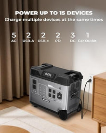 P5000 Plus 5120Wh Portable Power Station with 200W Solar Panel