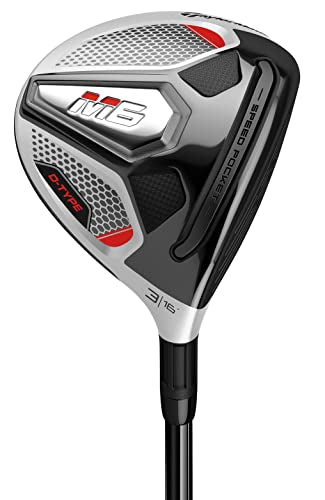 TaylorMade Golf M6 D-Type Fairway 5 Wood Left Hand Senior Flex Chrome