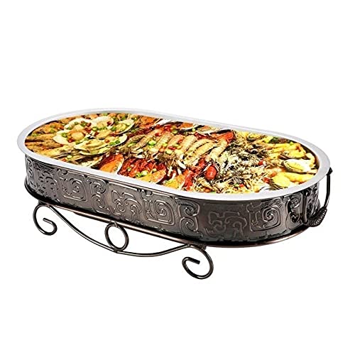 EGBHNJKL Rotisserie Barbecue Commercial Kebab Fish Seafood Grill Plate Outdoor