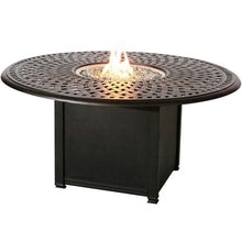 Darlee Signature 52 Inch Propane Fire Pit Chat Table Antique Bronze