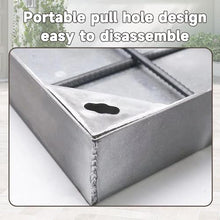 GJMDCMA Square Access Cover for Garden and Patio Pits 40 x 40 cm (15.7 x 15.7 inches) Waterproof & UV-Resistant Lid Ideal for Outdoor Use