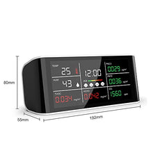 TEOYETTSF Multifunctional Air Quality Analyzer CO2 Meter PM2.5 PM10 HCHO TOVC Temperature Humidity Infrared NDIR Detector Carbon Dioxide