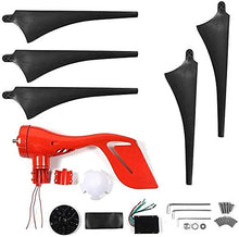 J3DFGFLR 400W/800W 12V / 24V Horizontal Wind Turbine with 5-Blade Optional Permanent Magnet Wind Turbine Controller for Solar Streetlight Hot Wind Turbines Generator 3800w 12v