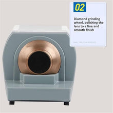 Wsexyy Optical Hand Lens Edger, 75W Manual Lens Grinder, with Diamond Grinding Wheel, Reverse Switch, Lens Polisher for Optical Shop, Optometry Training Centers