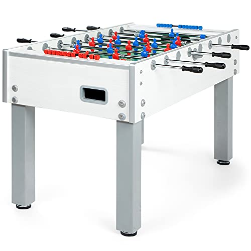 Garlando G-500 Foosball Table Weatherproof Indoor & Outdoor White