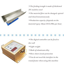 IntXanth 100W Mini Electromagnetic Vibrating Feeder 4T/h Vibrating Shaking Feeding Machine with Controller 3000rpm GZV-8 for Powder and Granular Materials 110V
