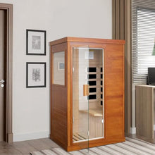 Daleyzay 1 Person Mini Far Infrared Sauna Natural