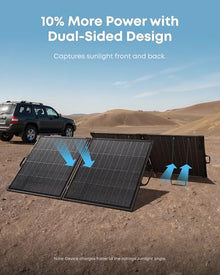 Anker SOLIX PS200 Bifacial Portable Solar Panel, 200W, for Camping, RVs