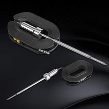MVUYO Smart BBQ Grill Thermometer - Upgraded Stainless Probes Safe to Leave in Outdoor Barbecue Meat Smoker - Remote Alert