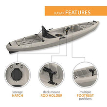 Emotion Kayaks Stealth Angler Fishing Kayak Sandstone